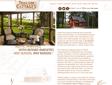 Tablet Screenshot of mountaintopinncottages.com